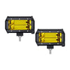 2x 5inch Flood LED Light Bar (Pair) to suit Universal Offroad Work Driving Fog Lam — image 1