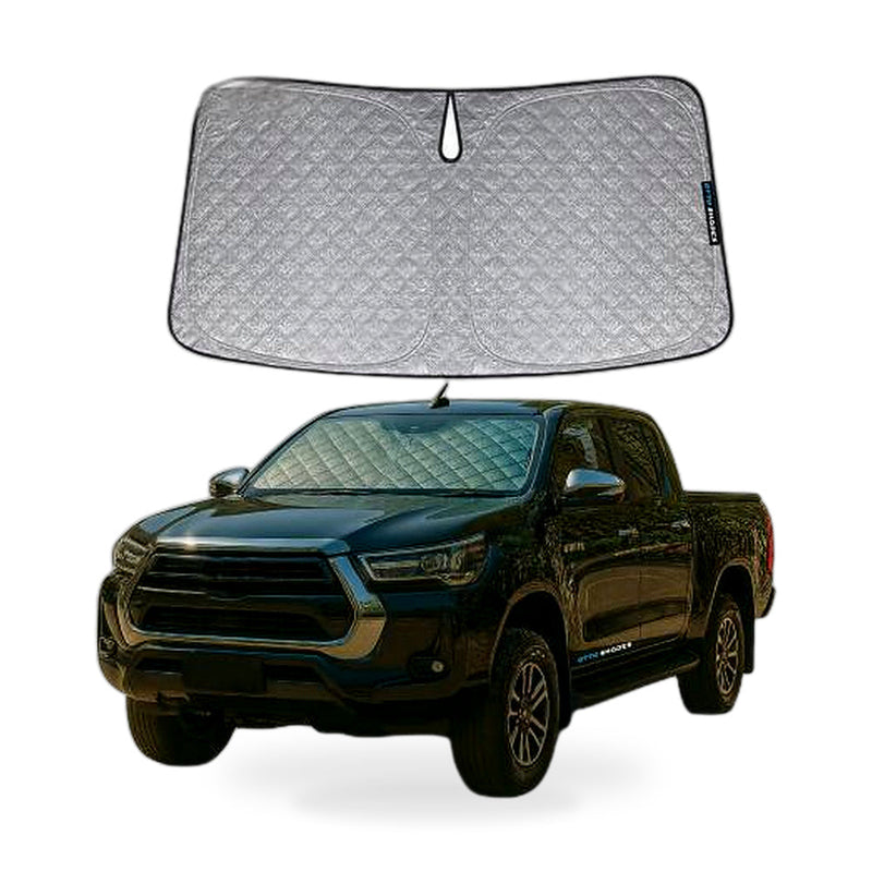6 Layer Thick WindScreen SunShade to suit Toyota Hilux 15-25 — image 1