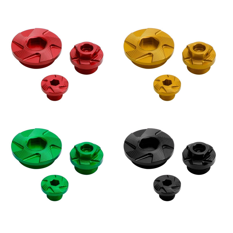 Kawasaki KX250 KX250F KX450 KX450F 2009-2020 ALU Billet Engine Plug Kit