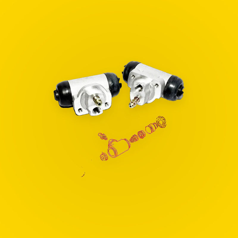 7/8 Rear Brake Cylinder Set for Nissan Bluebird 910 Sedan 1979-1983