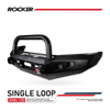 MCC Rocker 078-01SQSBL Single Sand Black Loop Bull Bar - Toyota LandCruiser 200 1998-2007