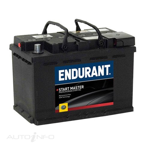 Endurant Battery 12V Automotive CCA760 - DIN66AGM