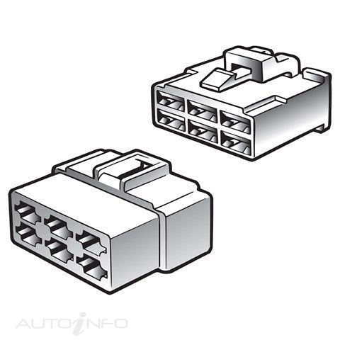 Narva Connector Q/c Male/female 8WAY - 56278BL