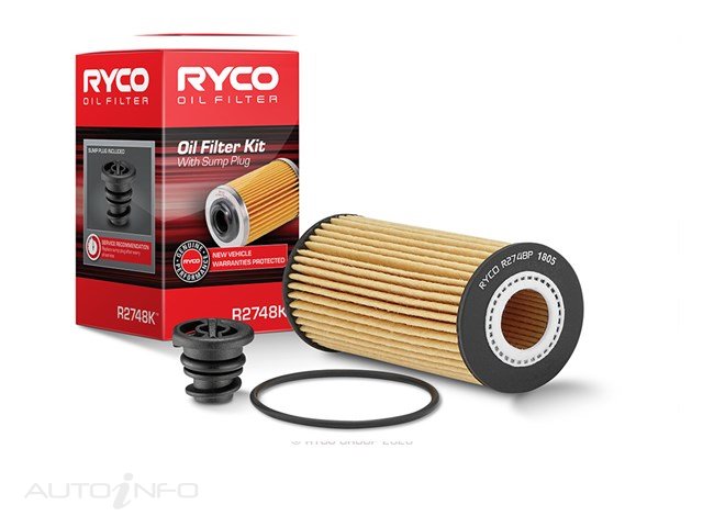 Ryco Oil Filter Audi Skoda VW - R2748K