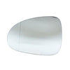 Left Heated Convex Mirror Glass with Base to suit VW Touareg 7P — image 1