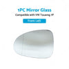 Left Heated Convex Mirror Glass with Base to suit VW Touareg 7P — image 3