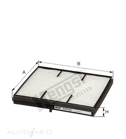 Hengst Cabin Filter Holden Viva 09 - E2914LI