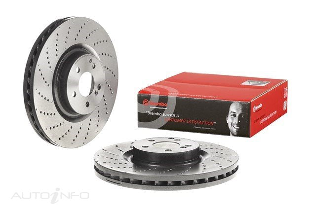 Brembo Disc Rotor Perf Front Mercedes-Benz - 09.B769.51