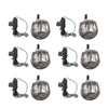 Chrome Power Operated Recessed Folding Whale Tail T-Lock Handle to suit Too — image 3