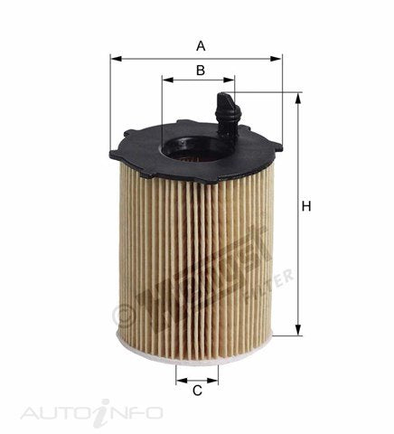 Hengst Oil Filter CH9657ECO Citroen Peugeot C3 C4 - E40HD105