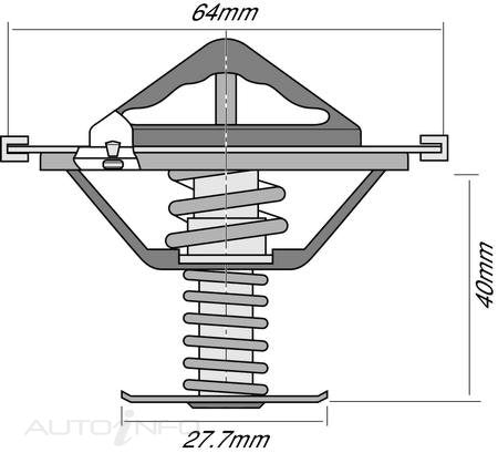 Tridon Thermostat Holden Isuzu UBS73 UES73 3.0 - TT411-185