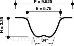 Dayco Ip/belt Ford Terrano Jaguar Land Rover - 941040