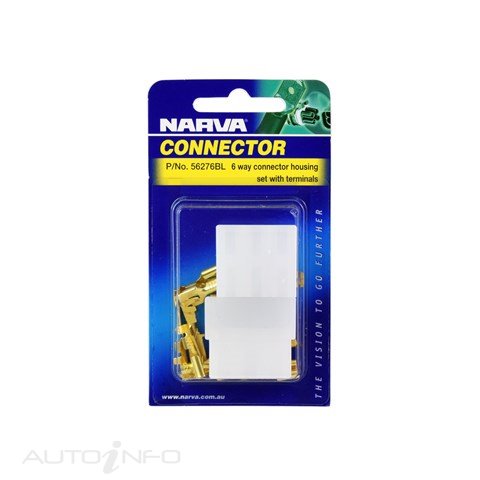 Narva 6 Way Quick Connector Male - 56276BL
