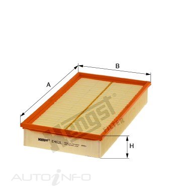 Hengst Air Filter CA8979 Volvo S80 - E462L