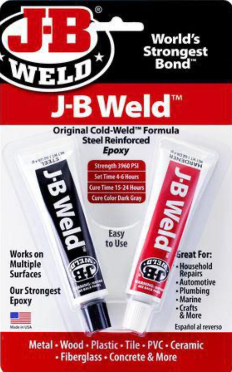 JB Weld Original Cold Weld Epoxy Adhesive Twin Pack 28.4g each - 8265S