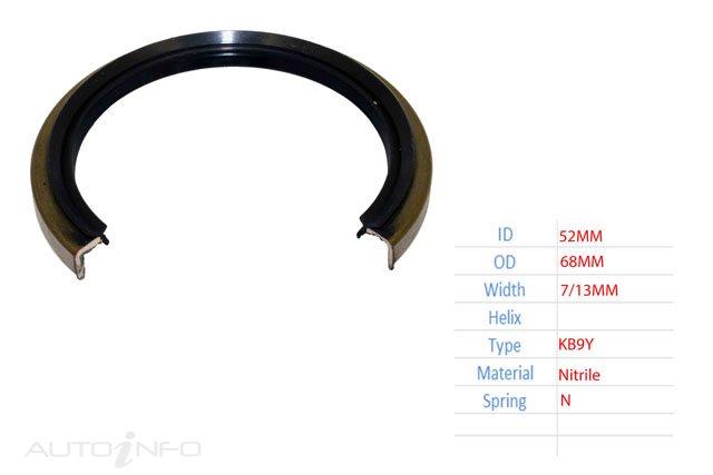 BW Oil Seal 52*68*7*13 TB - 400123N