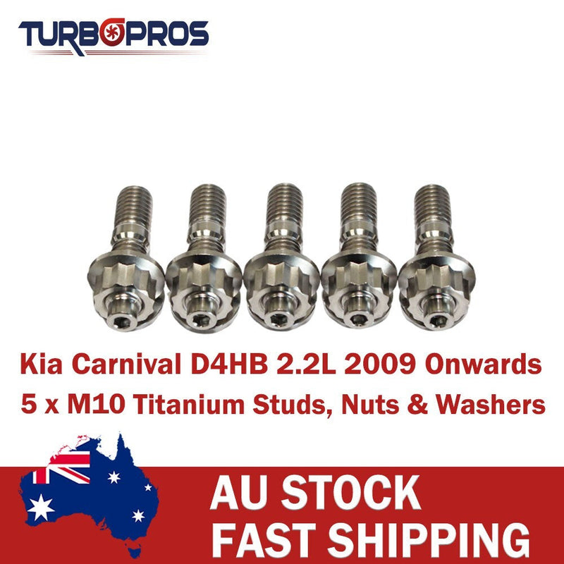 Kia Carnival D4HB 2.2L 2009 Onwards Titanium Turbo Charger Stud Kit