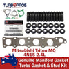 Mitsubishi Triton MQ 4N15 2.4L Genuine Manifold & Turbo Gasket & Stud Kit