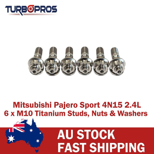 Titanium Turbo Charger Stud Kit for Mitsubishi Pajero Sport 4N15 2.4L