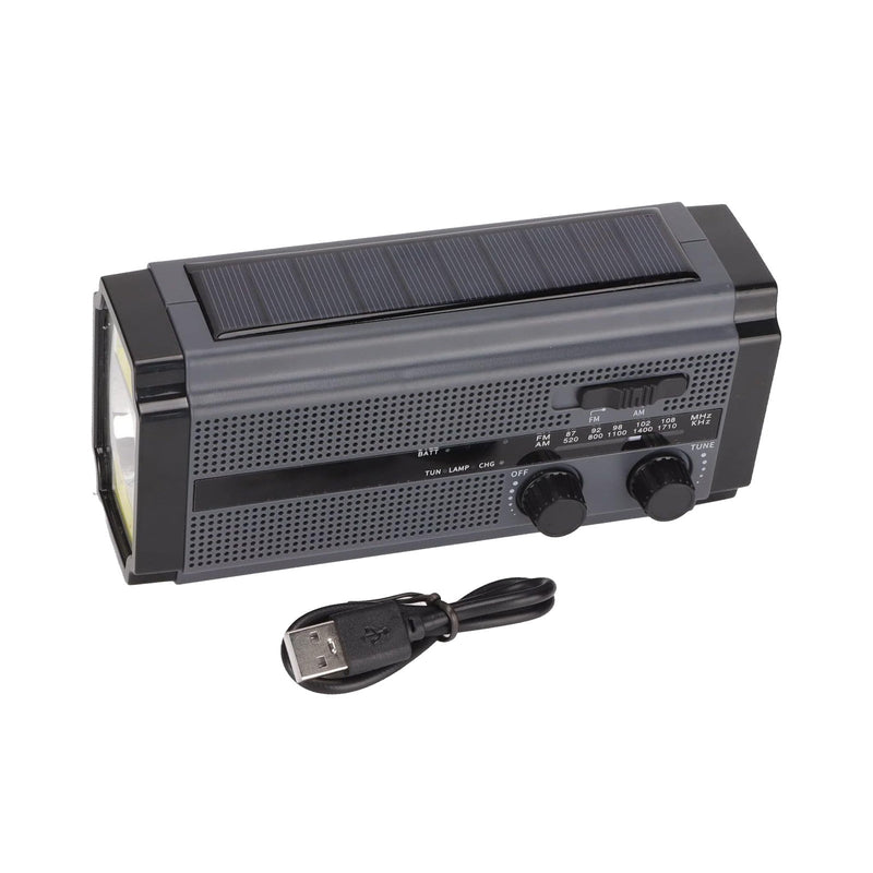 Emergency Weather Radio with 5000mAh Power Bank to suit Outdoor Use — image 1