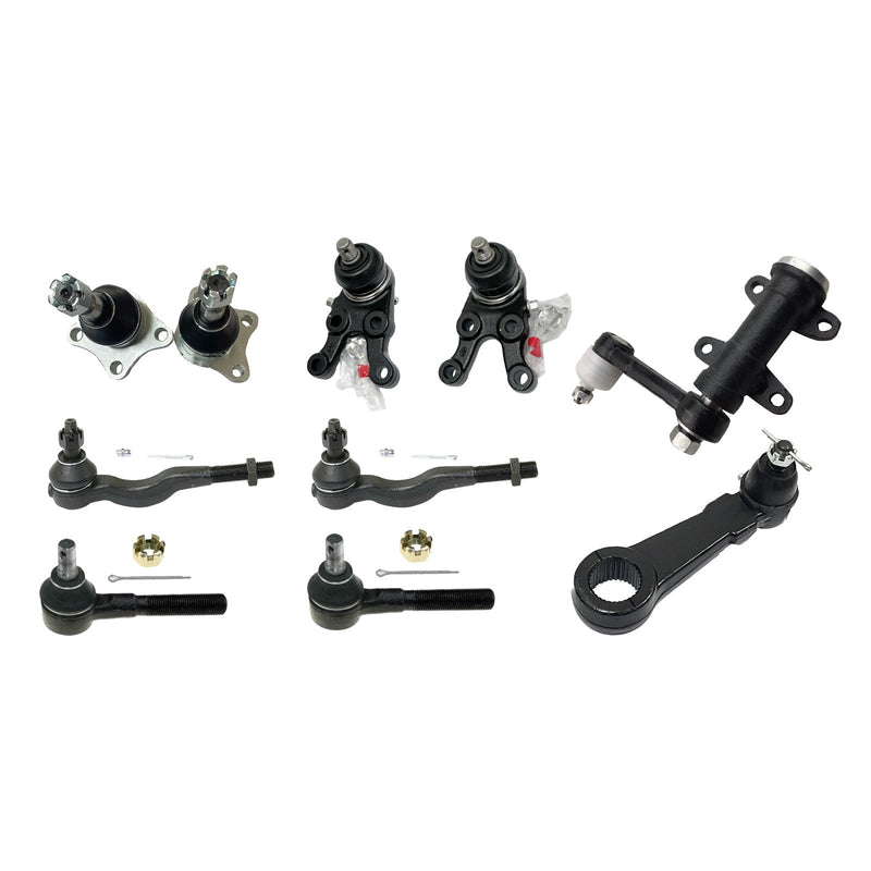 Ball Joints Tie Rods Idler & Pitman Arm Kit to suit Mitsubishi Pajero NL — image 1