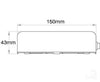 Labcraft Interior Light Fluoro 24V Square LIX12107