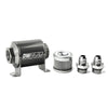 Deatschwerks In-Line Fuel Filter Element and Housing Kit Stainless Steel 10 Micron 70mm