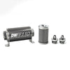 Deatschwerks In-Line Fuel Filter Element and Housing Kit Stainless Steel 100 Micron 110mm
