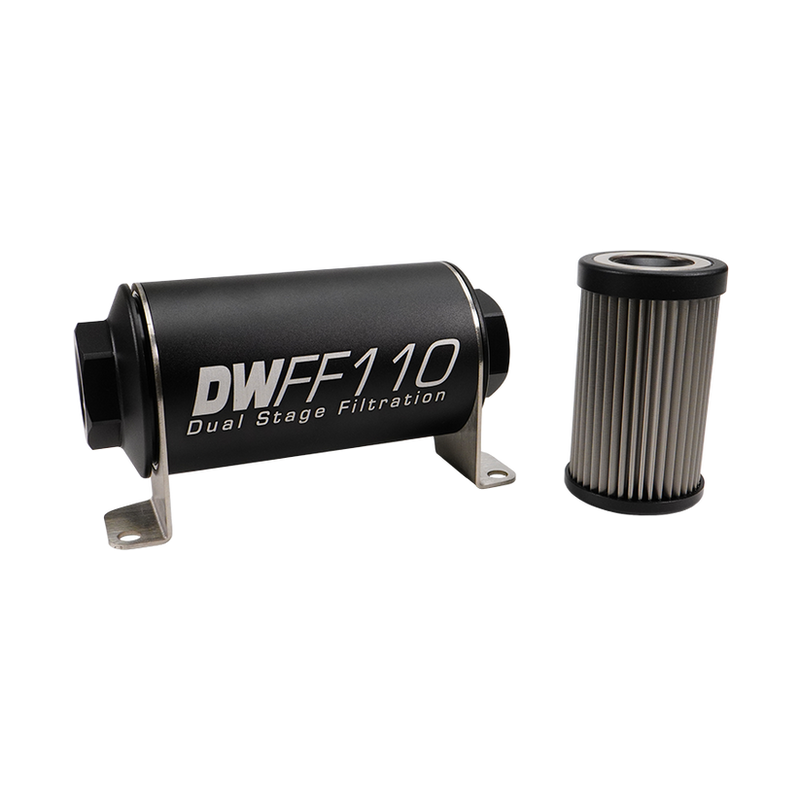 DeatschWerks In-Line Fuel Filter Element & Housing S/S