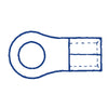 Carrol Cable Lug 8B&S 6mm-Eye 45451