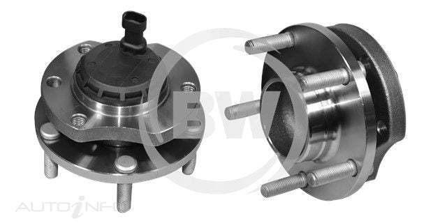 BW Hub Assembly Front RH Holden VR VS Abs - 3132KIT