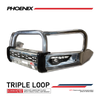 MCC Phoenix 808-01A Triple Loop Aluminium Bull Bar - Ford Ranger 2022+