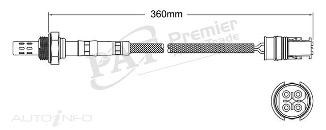 PAT Oxygen Sensor 4W Walker - EGO-078