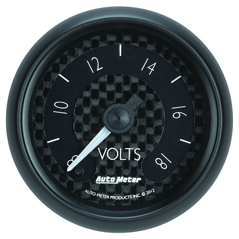 AutoMeter GT Series 2-1/16in Voltmeter AU8091
