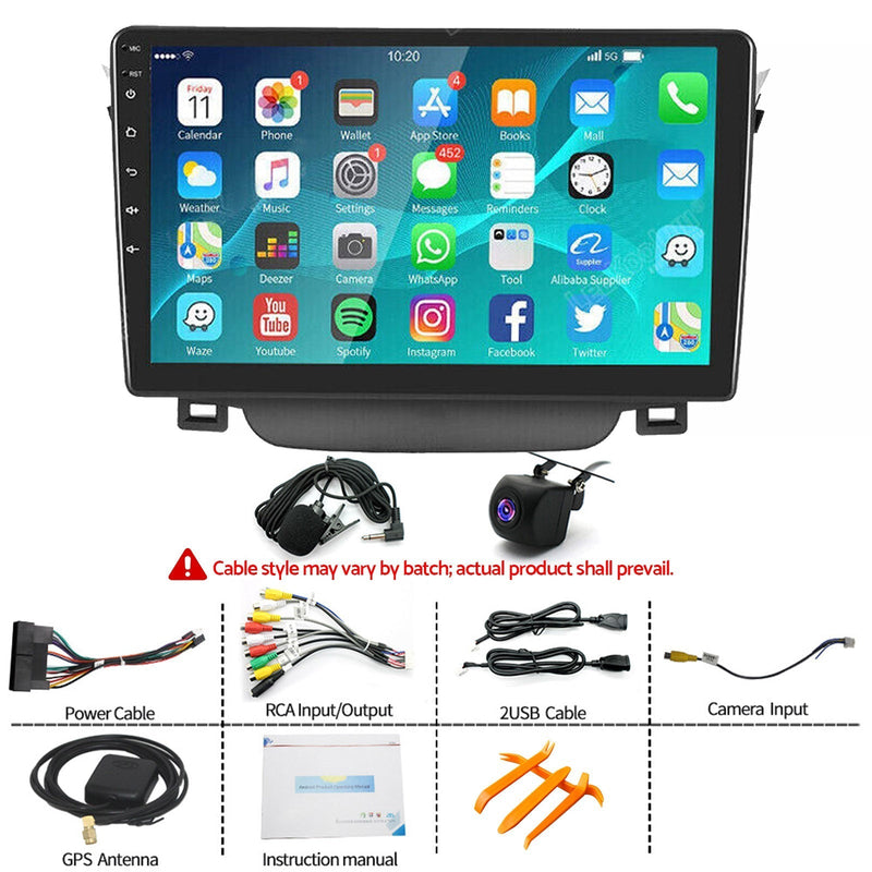 In-Dash Units 9inch Touch Screen Stereo CarPlay to suit Toyota Corolla — image 1