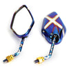Motorcycle Scooter Cruiser Chopper Sportbike Generic Rearview Side Mirrors 10mm M10