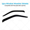 2pcs Weather shields Weathershields to suit Mercedes Benz Sprinter 2006-on — image 6
