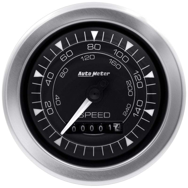 AutoMeter Chrono 3-3/8in Speedo 160Mph AU8188