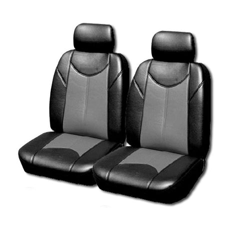 Leather Look Seat Covers Grey to suit Mazda BT-50 Single Cab — image 1