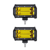 2x 5inch Flood LED Light Bar (Pair) to suit Universal Offroad Work Driving Fog Lam — image 4