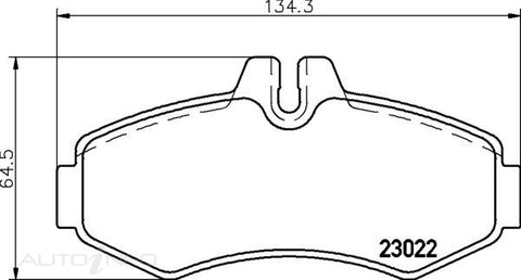 C-Plus Brake Pads Front Mercedes-Benz Vitara 108-On114 - MDB1967