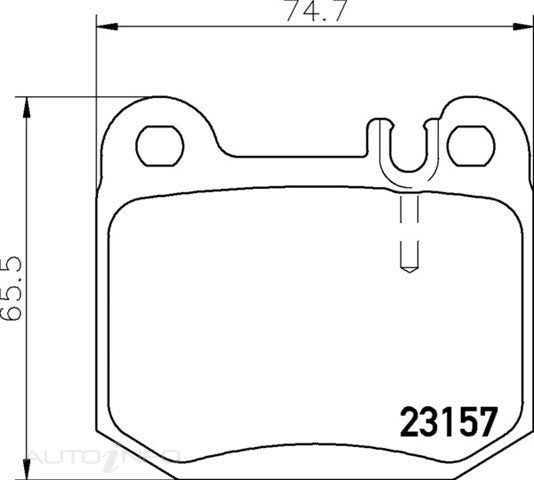 C-Plus Brake Pads Rear Mercedes-Benz ML270 99-On - MDB2112