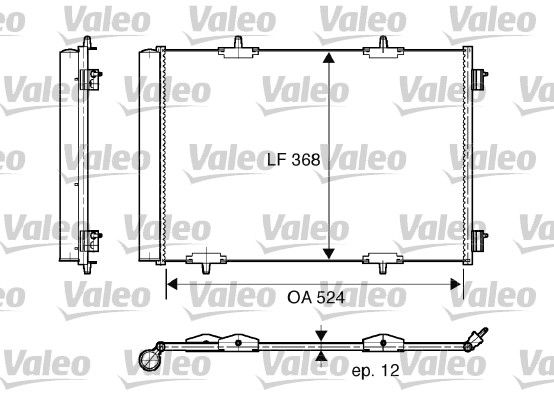 Valeo Air Conditioning Condenser Parallel Flow
