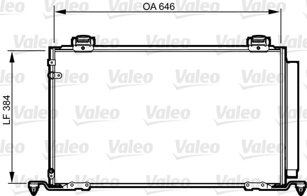 Valeo Air Conditioning Condenser Parallel Flow