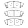Winmax Brake Pads - W2 Rear (WRX 2015+/BRZ/86 GTS) — fits Subaru Liberty Wagon B4 (image 3)