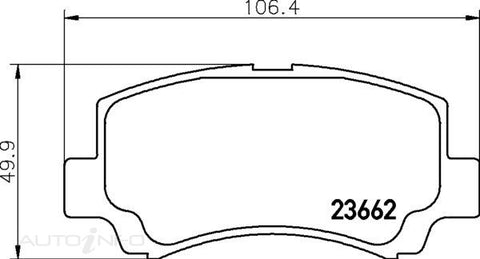 C-Plus Brake Pads Front Suzuki Wag MA MB - MDB1945
