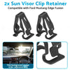 2x Sun Visor Clip Retainer (Pair) to suit Ford Edge 2013-2022 — image 1