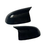 2x Black Rear Mirror Cover Caps (Pair) to suit BMW X3 G01 — image 2