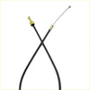 Black throttle cable with gold metal fittings and thin wire end for 85.5cm nissan datsun sunny van deluxe b110 1200