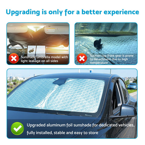 MG MG3 2016-2024 With UV Protection 6-Layer Windscreen Sun Shade Suitable